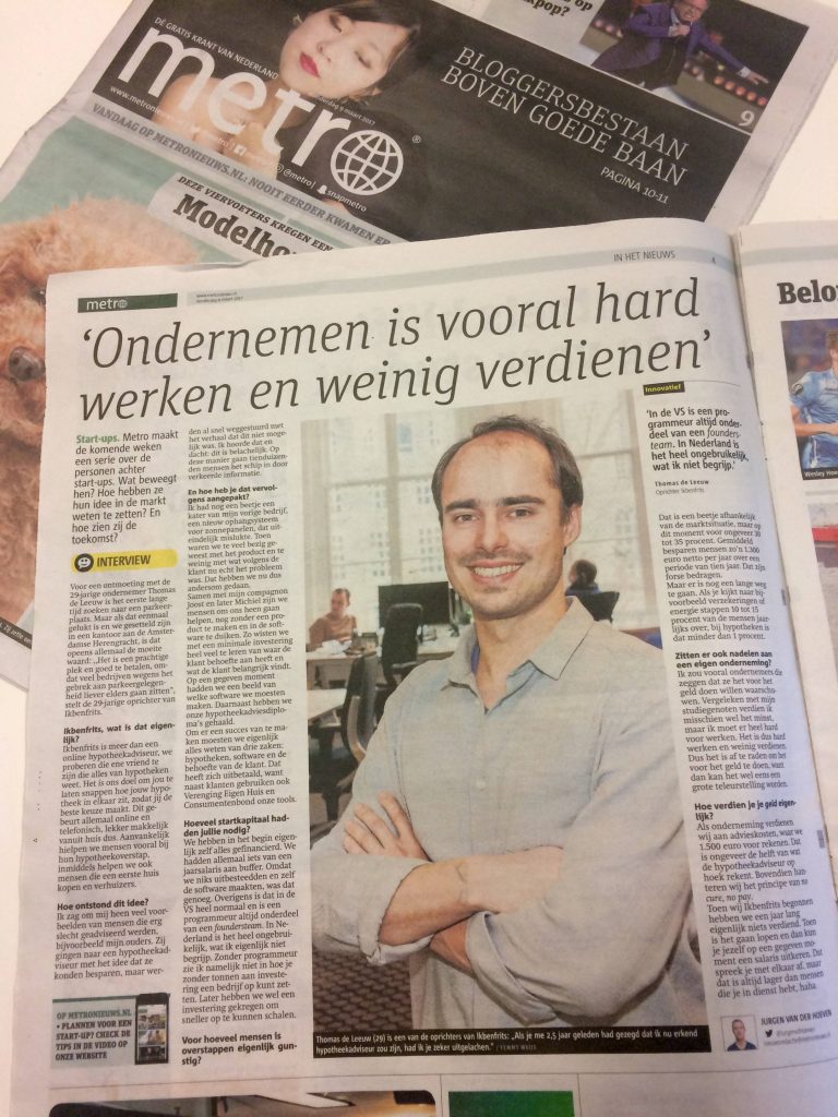 Ikbenfrits in metro